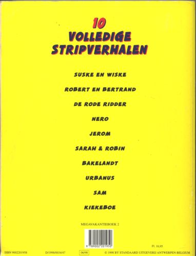 Vakantie boeken - Mega stripboek 1998 2991_b (6K)