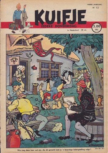 bibliofiele uitgaven - weekblad kuifje 12 24-03-1949_f (77K)