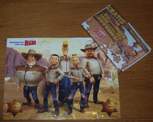 Curiosa - magneetpuzzel texasrakkers 2009 met verpakking (59K)