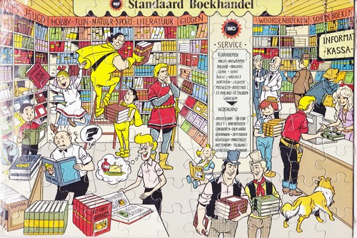 Curiosa - puzzelkaart standaard boekhandel 19.5x28.5 1977_f (99K)