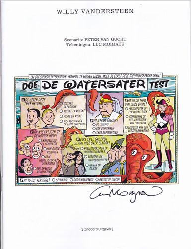 Reclame uitgaven - De watersater oce-canon slappe kaft gesigneerd (59K)
