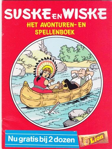 Reclame uitgaven - Het avonturen en spellenboek nuts met sticker_f (82K)